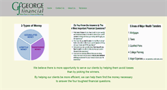 Desktop Screenshot of georgefinancial.net